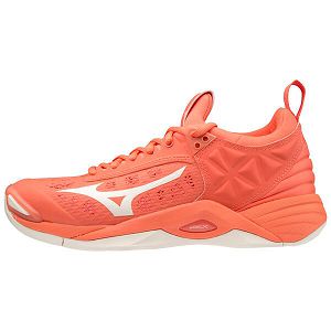 Tenis Para Voleibol Mizuno Wave Momentum Mujer Naranjas/Blancos | Mexico-630471